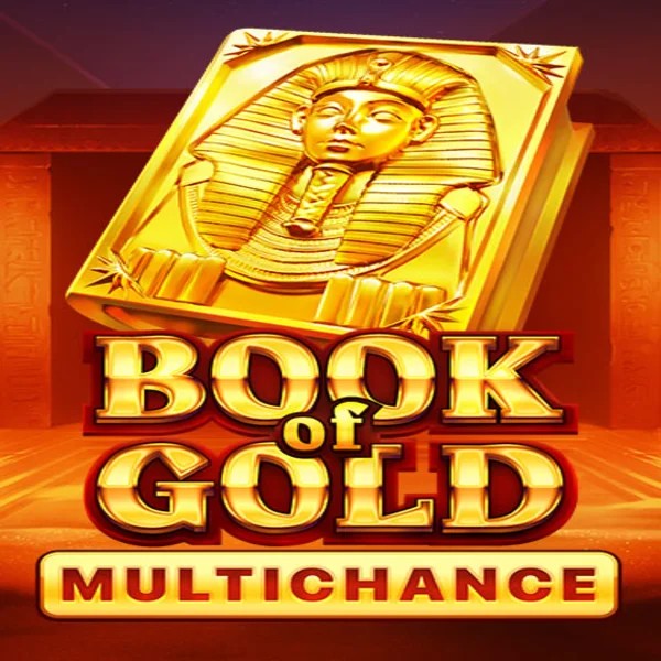 Book of Gold Multichance by Playson, showcased at casinoofbook.com – game logo