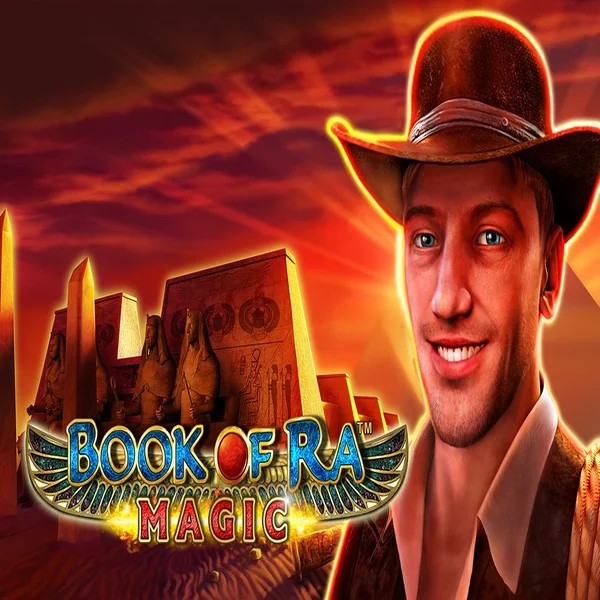 Book of Ra Magic slot visual from Greentube available on casinoofbook.com